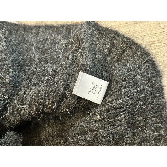 NEW SSKEIN Alpaca Charcoal Momo Cardigan Button Sweater size XS - Picture 7 of 8